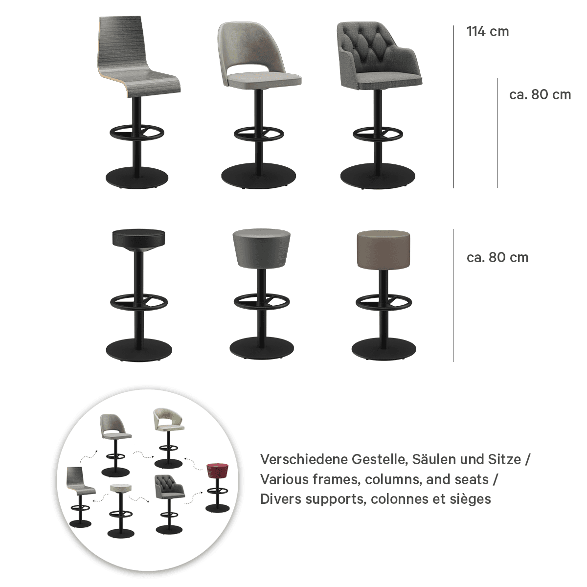 Abbildung bar stool Kerst S