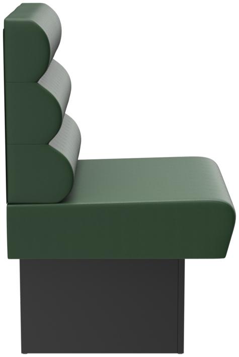 Abbildung Left-hand end element 60 cm Ripple Seitenansicht