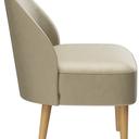 Abbildung fauteuil hauteur de table à manger Cliff Seitenansicht