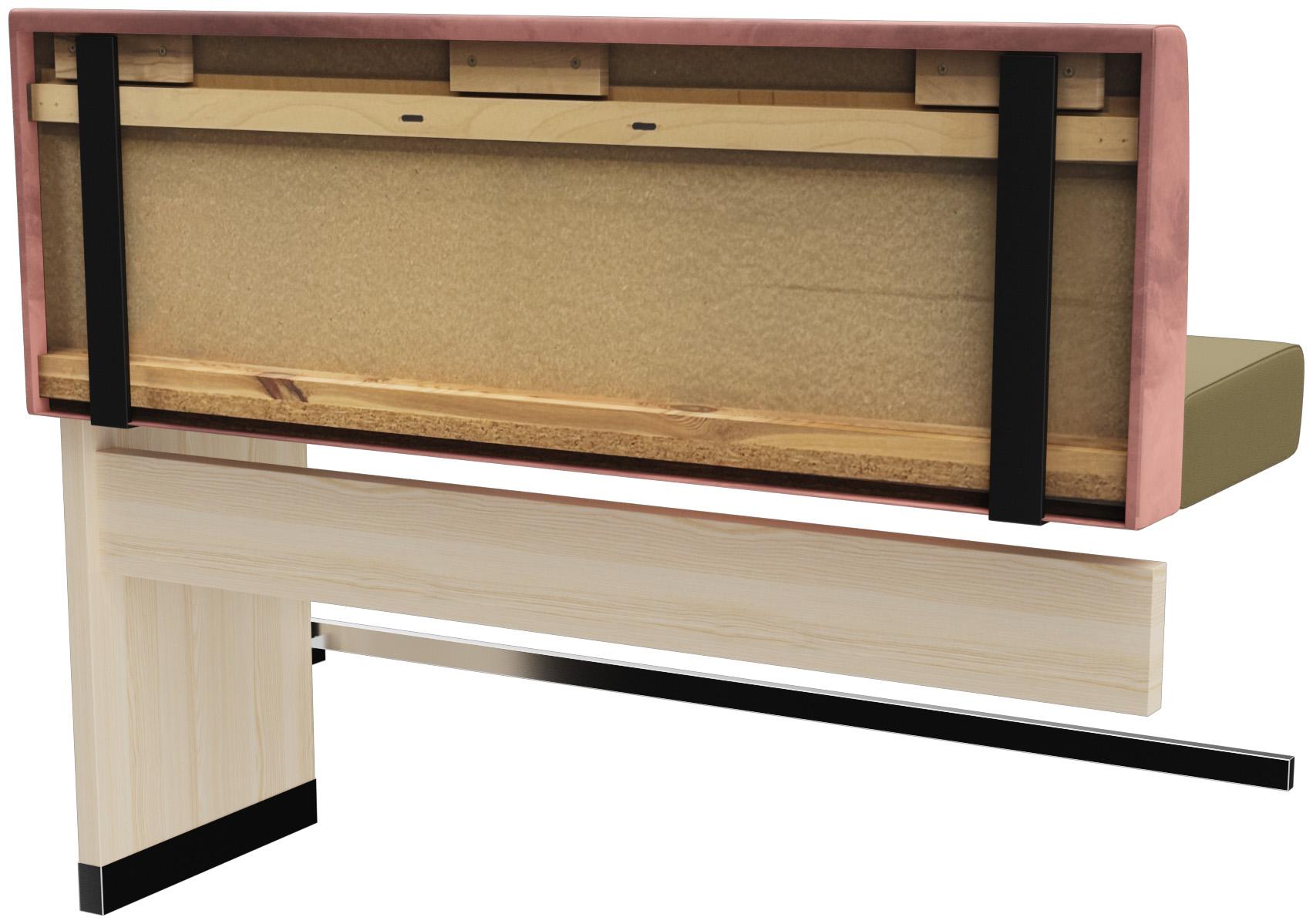 Abbildung Anbau-/Abschlusselement 150 cm H-Line Schrägansicht