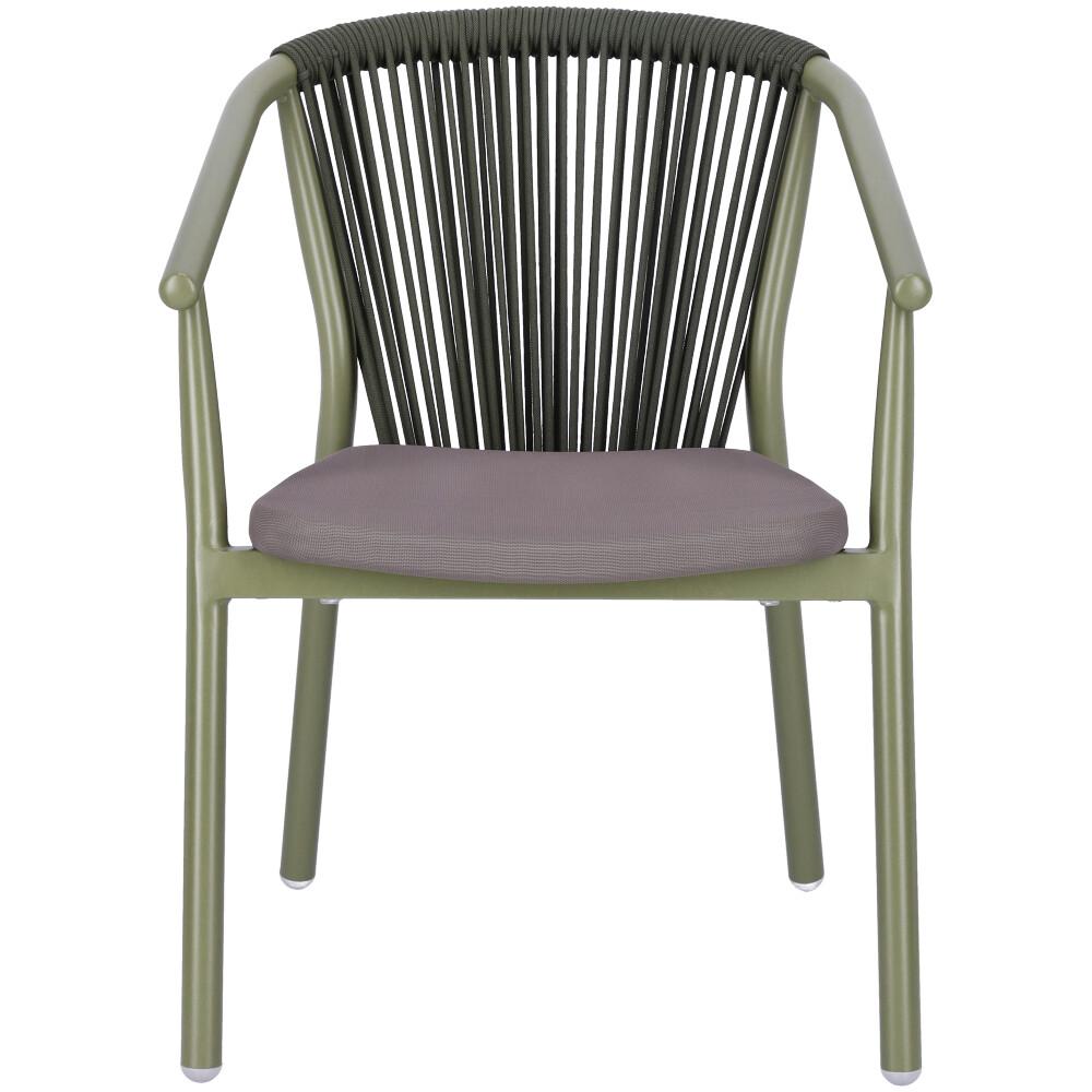 Abbildung Chaise à accoudoirs Zaki Vorderansicht