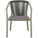 Abbildung Chaise à accoudoirs Zaki Vorderansicht
