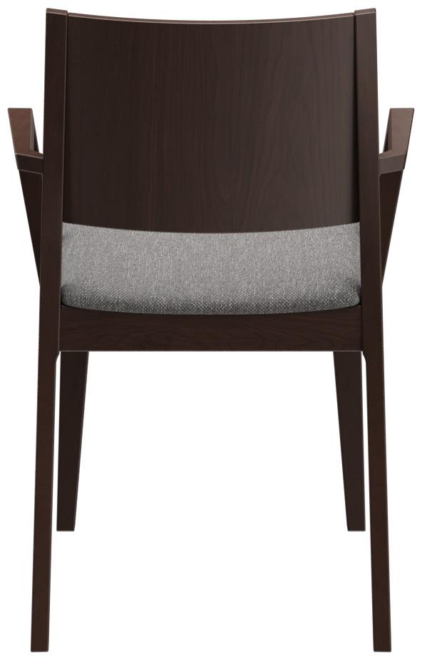 Abbildung Armlehnstuhl Quin Rückansicht