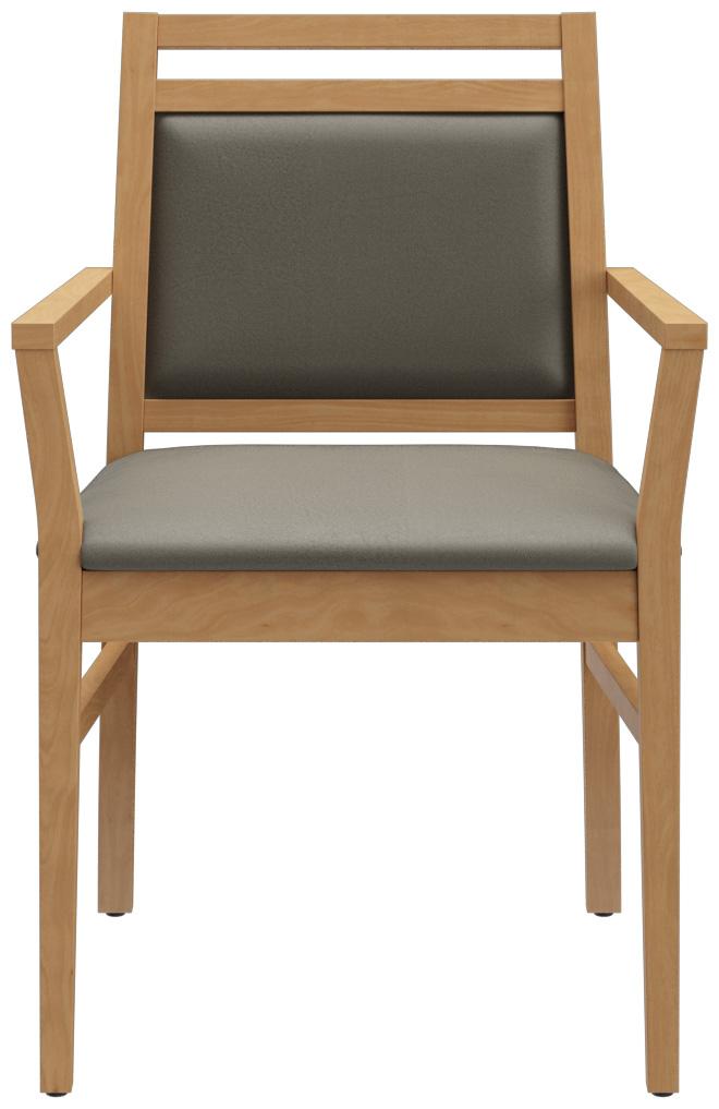 Abbildung Chaise à accoudoirs Liah Vorderansicht