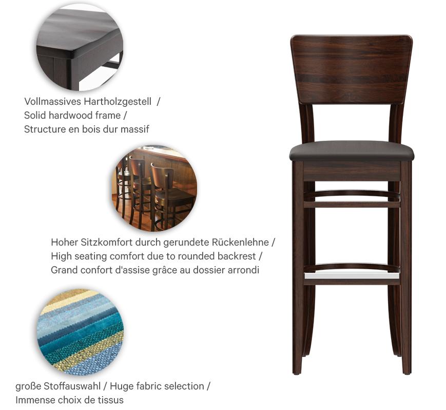 Abbildung Tabouret de bar Urim