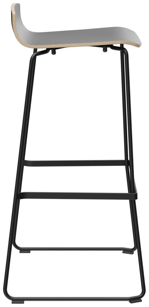 Abbildung bar stool Yoko Seitenansicht