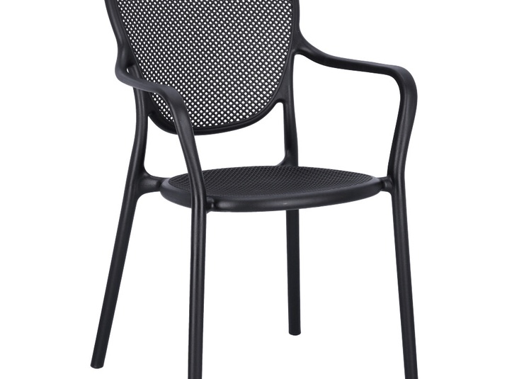 Abbildung Chaise à accoudoirs Ermon Schrägansicht