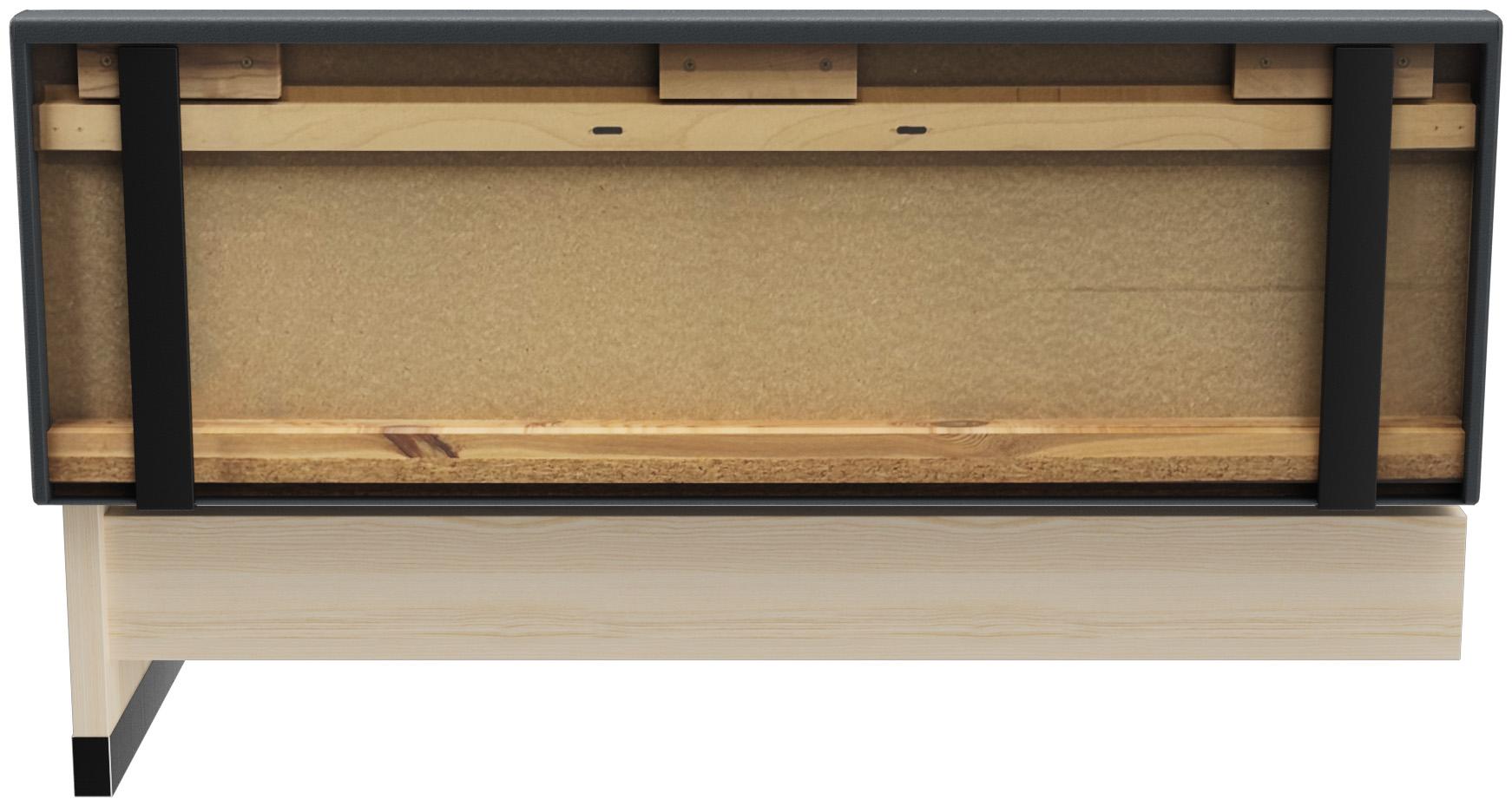 Abbildung Anbau-/Abschlusselement 150 cm H-Line Rückansicht