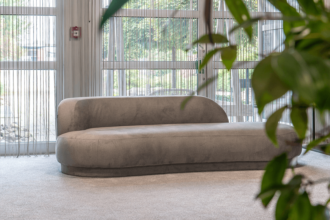 Left-hand lounge sofa Nuvia