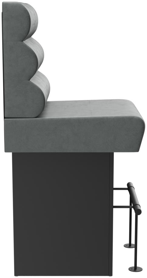 Abbildung Left-hand end element 60 cm Ripple Seitenansicht