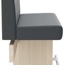 Abbildung Anbau-/Abschlusselement 100 cm H-Line Seitenansicht