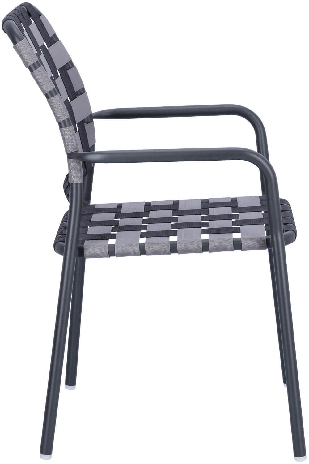 Abbildung Chaise à accoudoirs Brigo Seitenansicht