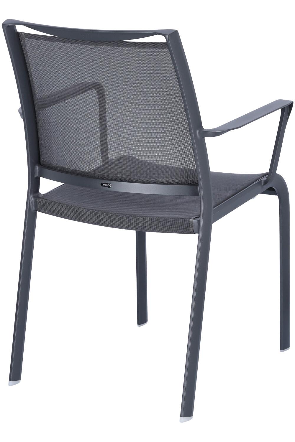 Abbildung Chaise à accoudoirs Taha Schrägansicht