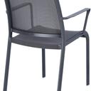 Abbildung Chaise à accoudoirs Taha Schrägansicht