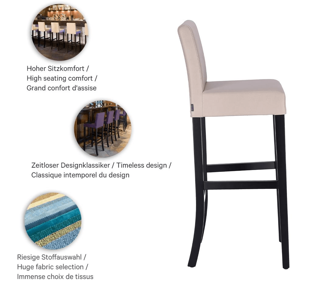 Abbildung Tabouret de bar Debby