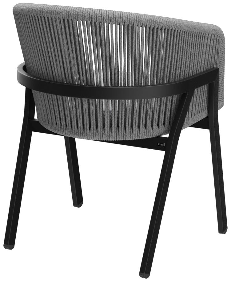 Abbildung Chaise à accoudoirs Maviel Schrägansicht