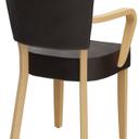 Abbildung Chaise à accoudoirs Damara Schrägansicht