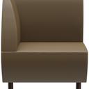 Abbildung Abschlusselement links D-Line Vorderansicht