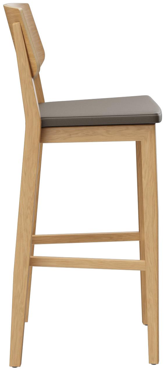 Abbildung Tabouret de bar Quorum C Seitenansicht