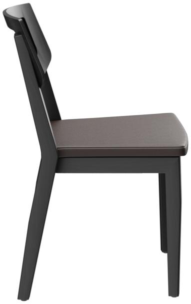 Abbildung chair Quorum O Seitenansicht