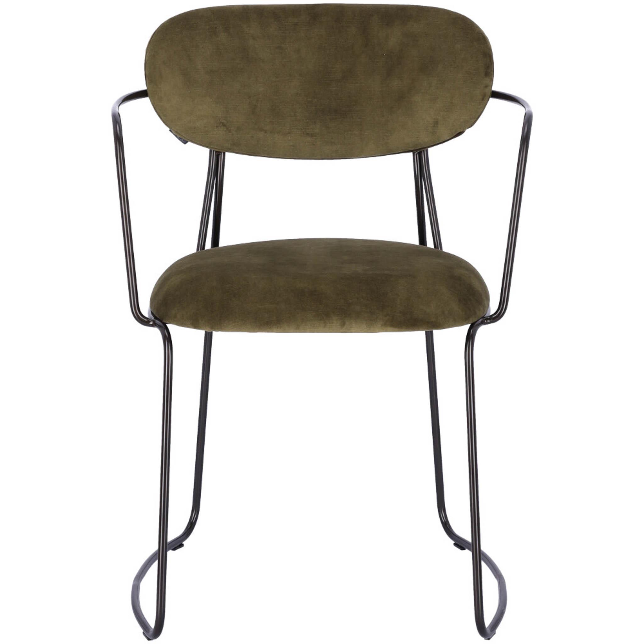 Abbildung Chaise à accoudoirs Nivio Vorderansicht