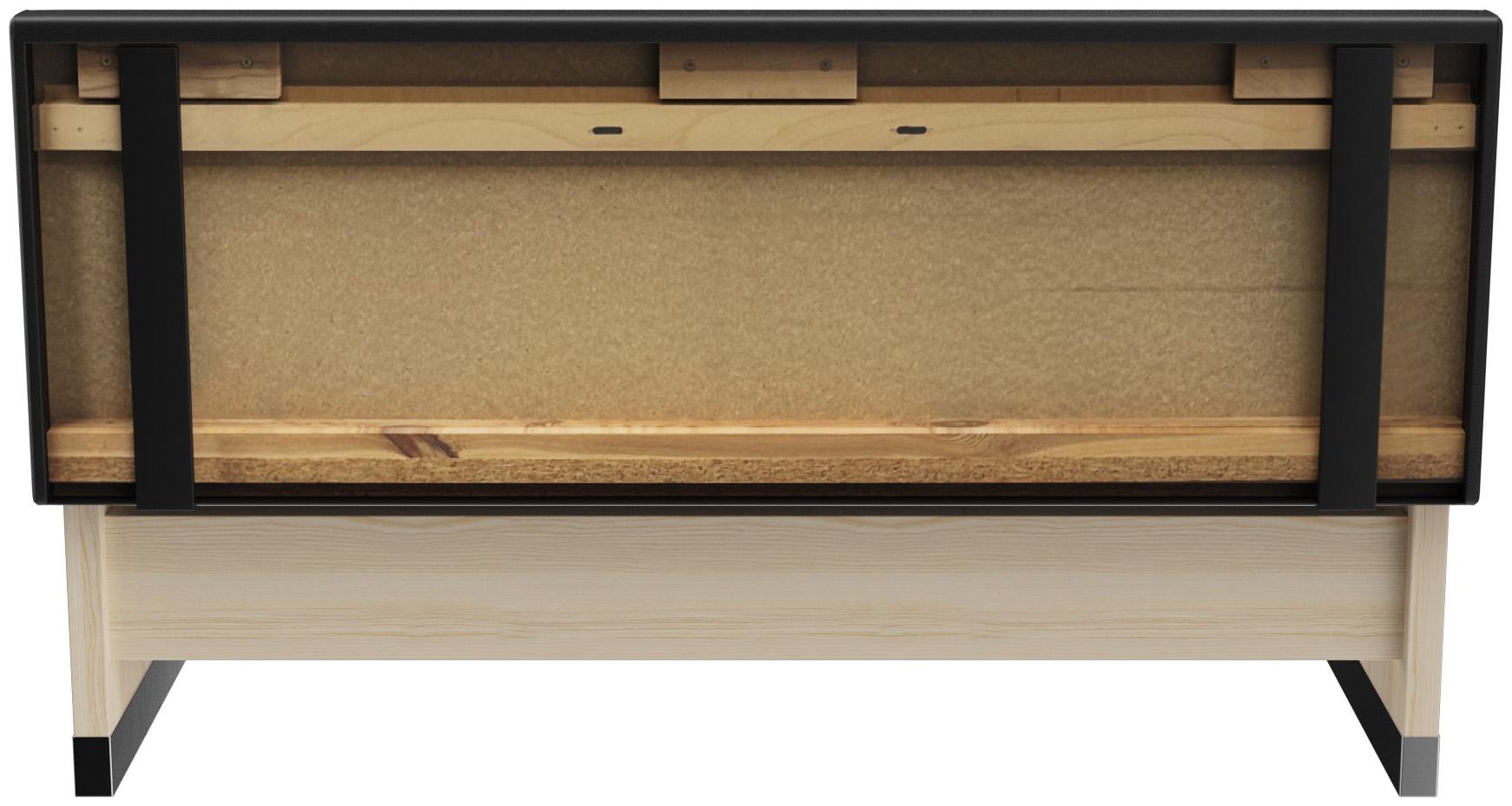 Abbildung Einzel-/Grundelement 150 cm H-Line Rückansicht