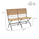 Abbildung 2-Sitzer-Bank Valentin