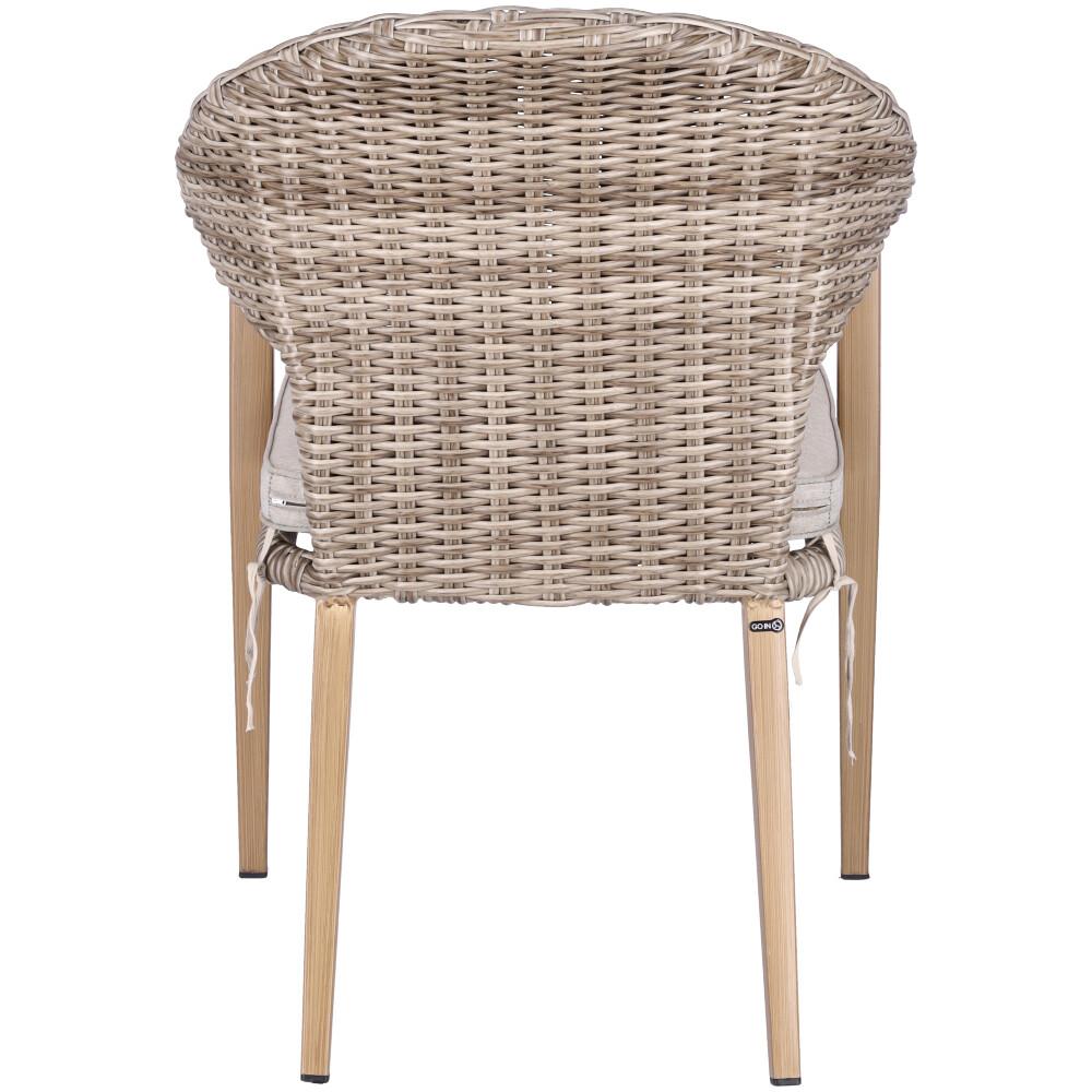 Abbildung Chaise à accoudoirs Maveno Rückansicht