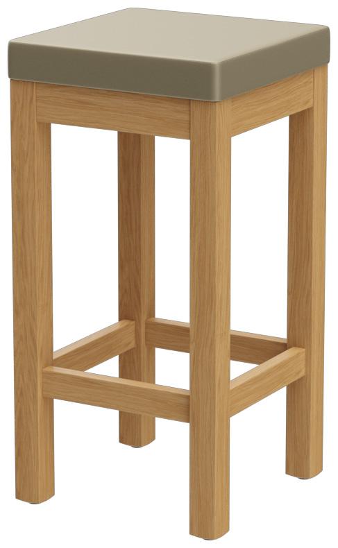 Abbildung medium-high stool Delu Schrägansicht