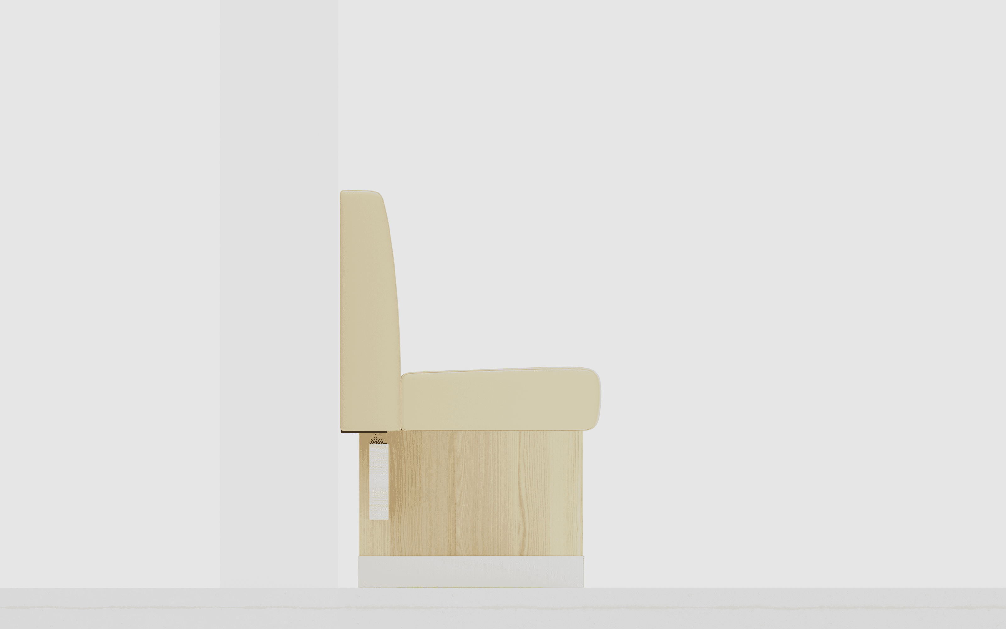 Abbildung Anbau-/Abschlusselement 150 cm H-Line Detailansicht