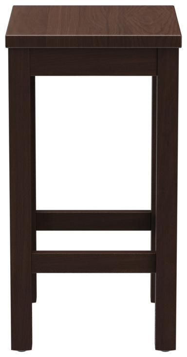 Abbildung halbhoher Hocker Delu Vorderansicht