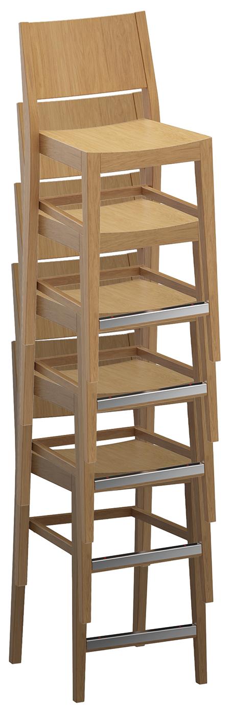 Abbildung halbhoher Hocker Quin