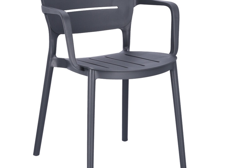 Abbildung Chaise à accoudoirs Elira Schrägansicht