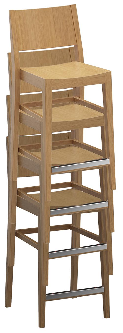 Abbildung halbhoher Hocker Quin