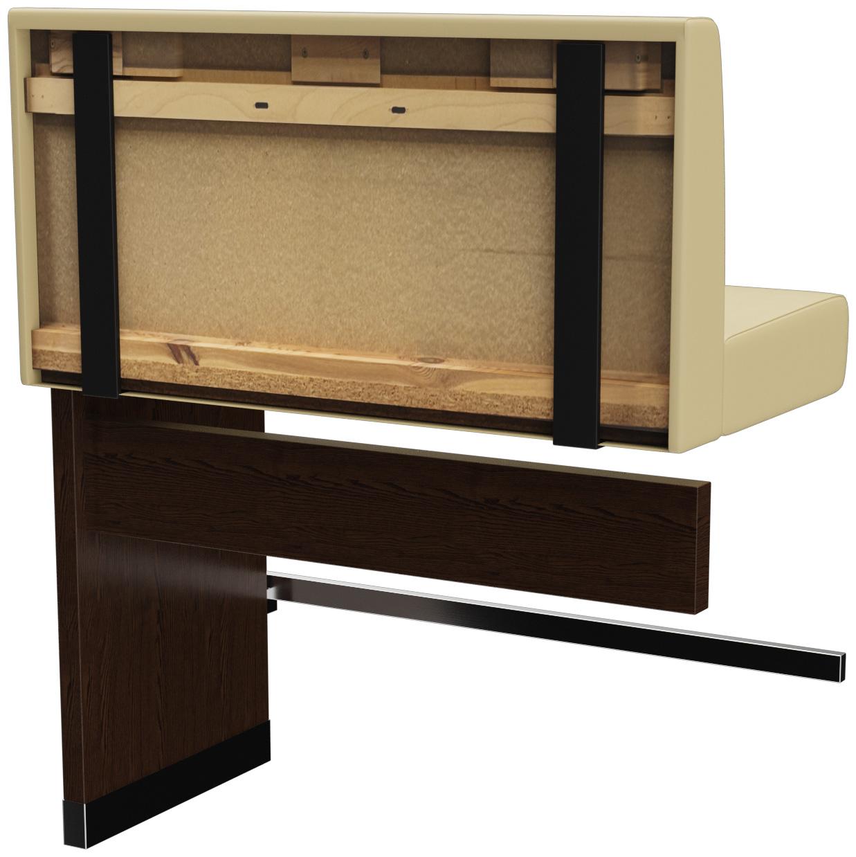 Abbildung Anbau-/Abschlusselement 100 cm H-Line Schrägansicht