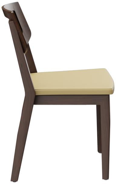 Abbildung chair Quorum O Seitenansicht