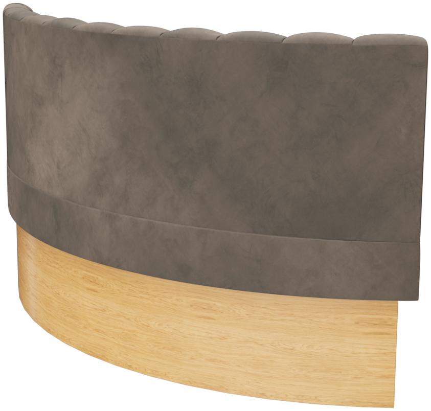 Abbildung Left-hand rounded end panel Felipa Seitenansicht