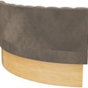 Abbildung Left-hand rounded end panel Felipa Seitenansicht