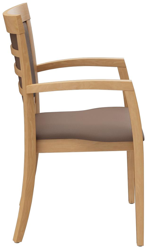 Abbildung Armstoel Mily Seitenansicht