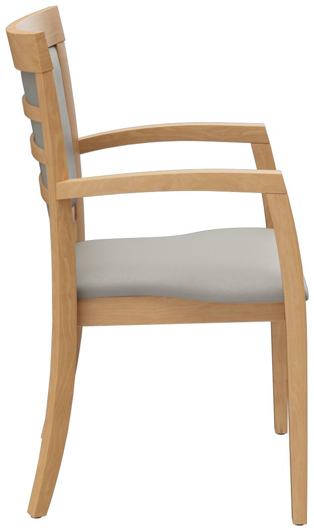 Abbildung Armstoel Mily Seitenansicht