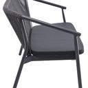 Abbildung 2-Sitzer Lounge Zaki Seitenansicht