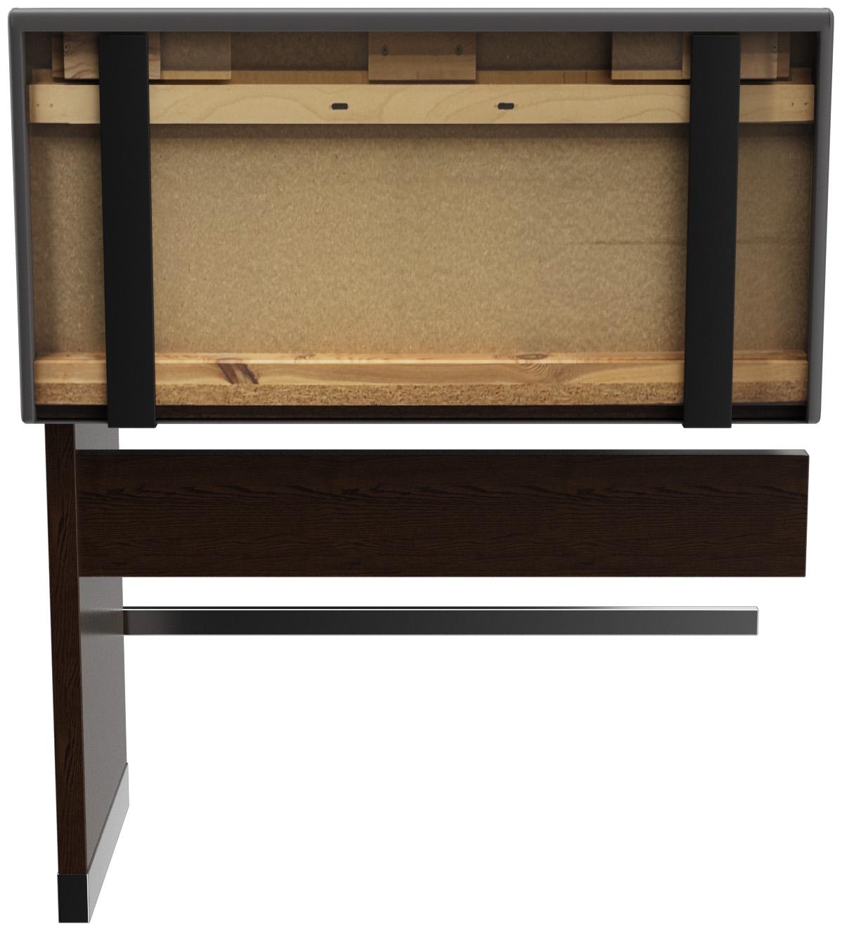 Abbildung Anbau-/Abschlusselement 100 cm H-Line Rückansicht