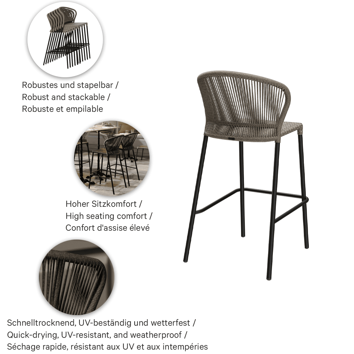 Abbildung Tabouret de bar Maruba