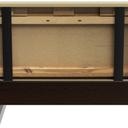 Abbildung Anbau-/Abschlusselement 100 cm H-Line Rückansicht