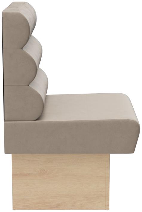 Abbildung Left-hand end element 60 cm Ripple Seitenansicht