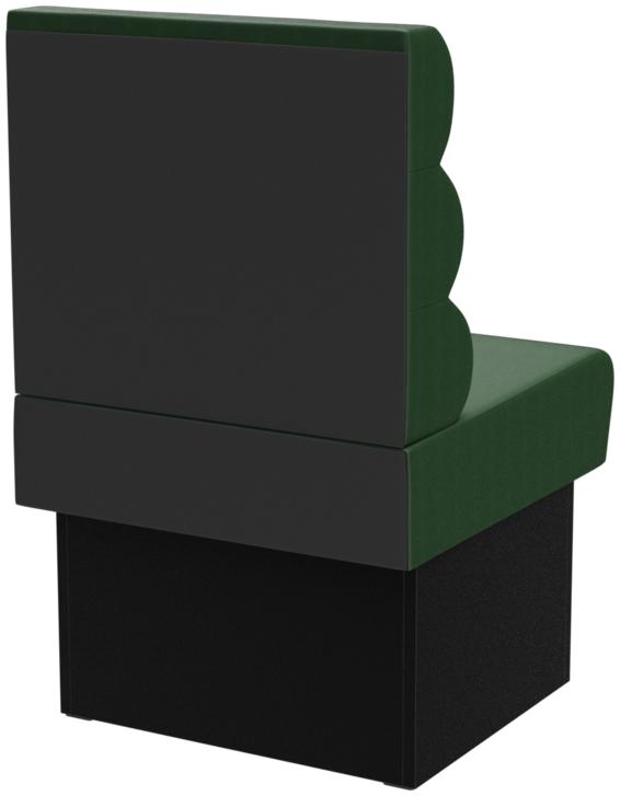 Abbildung Right end element 60 cm Ripple Schrägansicht