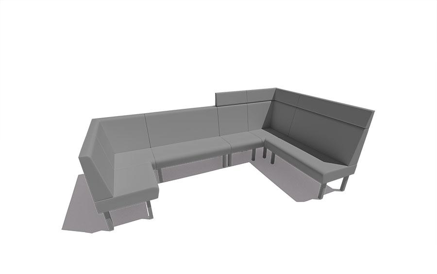 Abbildung Afsluitend element links 60cm Anett Ambiente