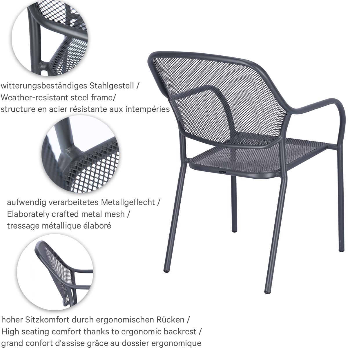 Abbildung Chaise à accoudoirs Hektor