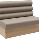 Abbildung Left-hand end element 120 cm Ripple Schrägansicht