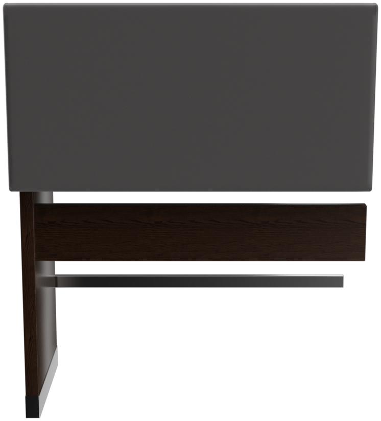Abbildung Extension/End element 100 cm H-Line Rückansicht